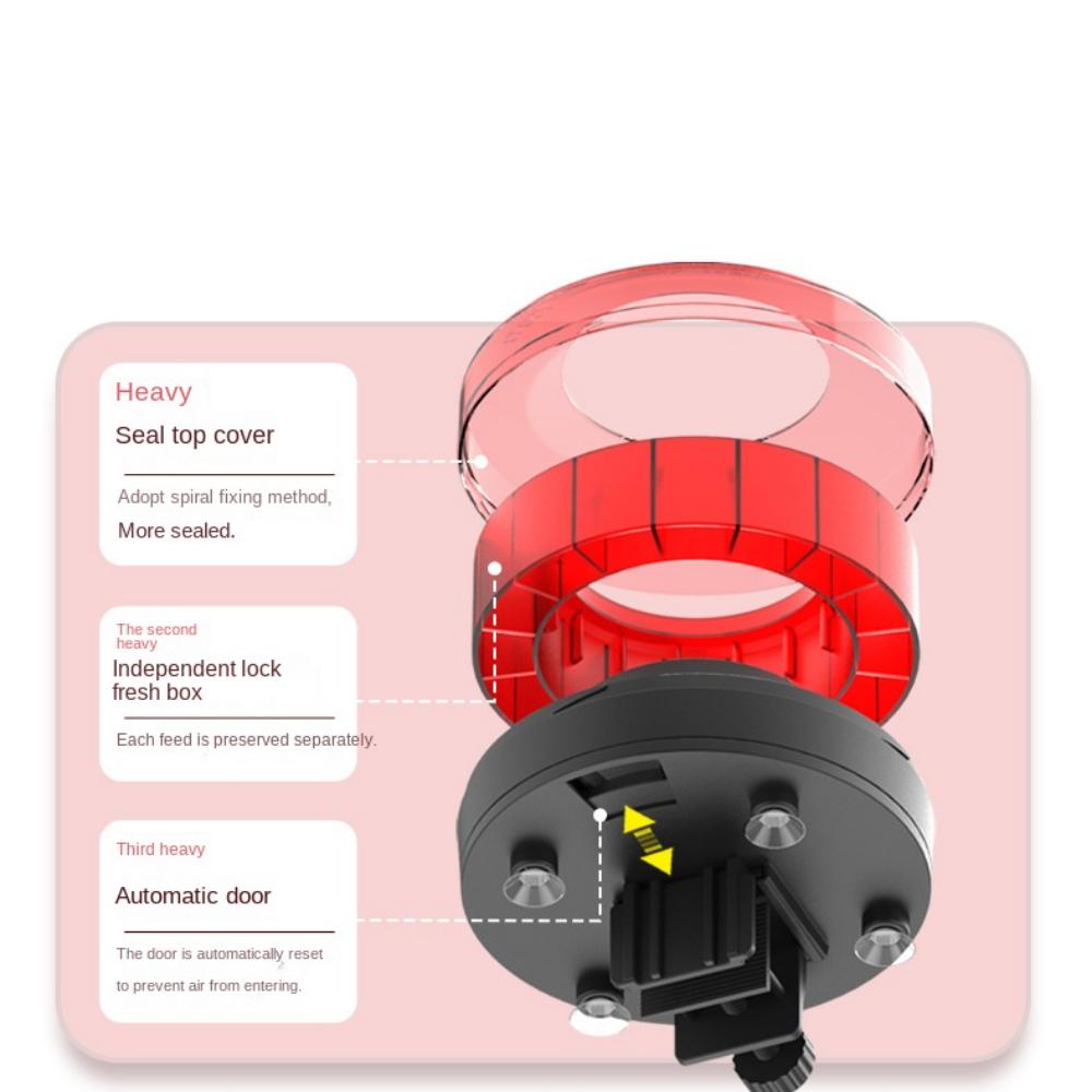 With Timer Aquarium Automatic Food Dispenser LCD Display Fish Tank Supplies Fish Tank