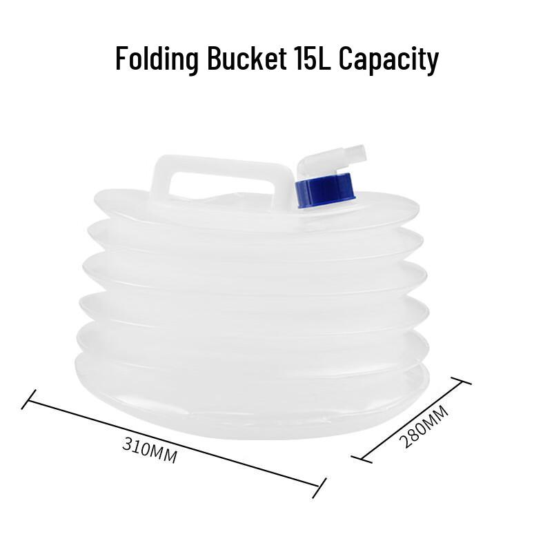 Zhipujia Portable Folding Camping Water Bucket