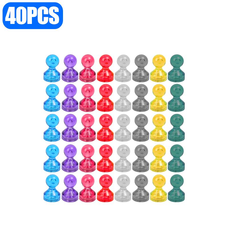 Magneți de frigider din neodim puternici, magnet mic, pioneze, tablă albă, autocolant pentru frigider, birou, con magnetic, pioneze