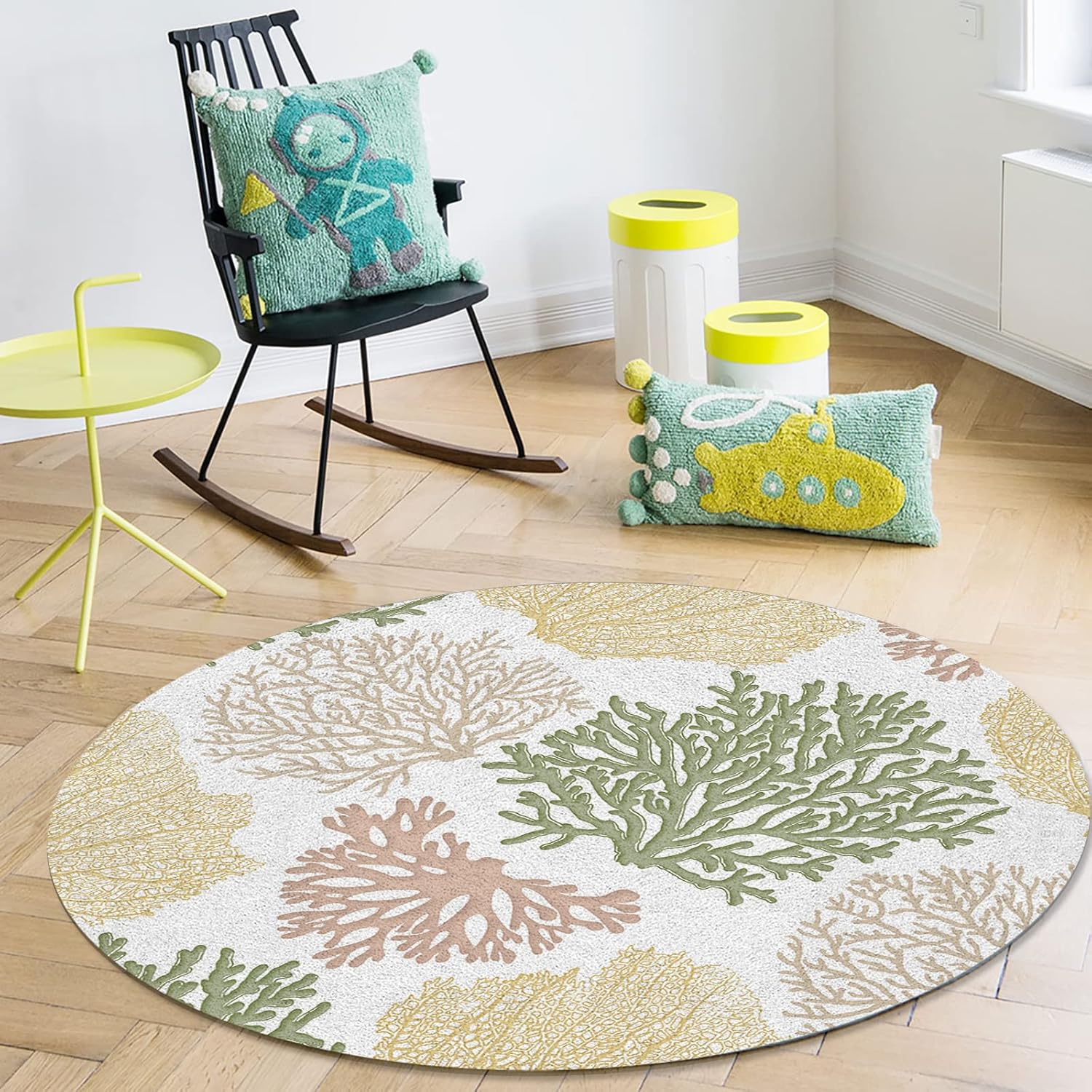 

Богемские круглые коврики для гостиной, спальни, кухни, балкона, противоскользящие коврики для йоги, домашний ковер, подарки, круглые ковры, украшение дома 120*120cm