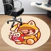 1PC Mario Cat Fish Office Round Area Rug, Indoor Mat Suitable For Office, Under Office Chairs Bedroom Living Room Home Decor DT1212018