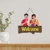Welcome Sign Wooden Wall Hanger for Gateway | Decor Hanging Ornaments | Door Quotes Hanging | Wall Poster | Wall Art Print | Gift Items for Home Decor