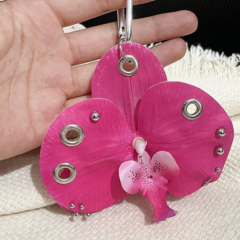 Kobiety Dziewczynki Brelok Ozdoba Stop Prezent Wiele Kolorów Kreatywne Symulowane Kwiaty Dekoracyjne 5 Kolorów