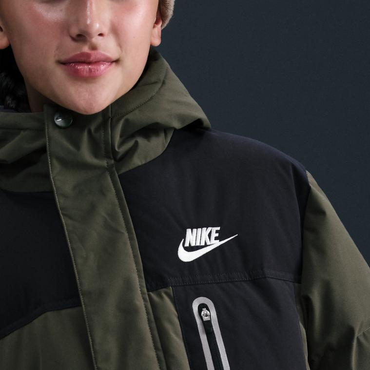 Nike Kids Down Jackets Hooded Non Detachable Moderate Hooded IO6150-325