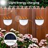 2/4/8 Pcs Solar Fence Light Outdoor Lighting Wall Lamps Garden Energy Light Festoon Decoration LED For Garden Step Patio Stairs