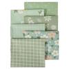 Floral Print Fabric Perfect for and Other Stylish Crafts 6-Piece Set, Patchwork, Crafts,