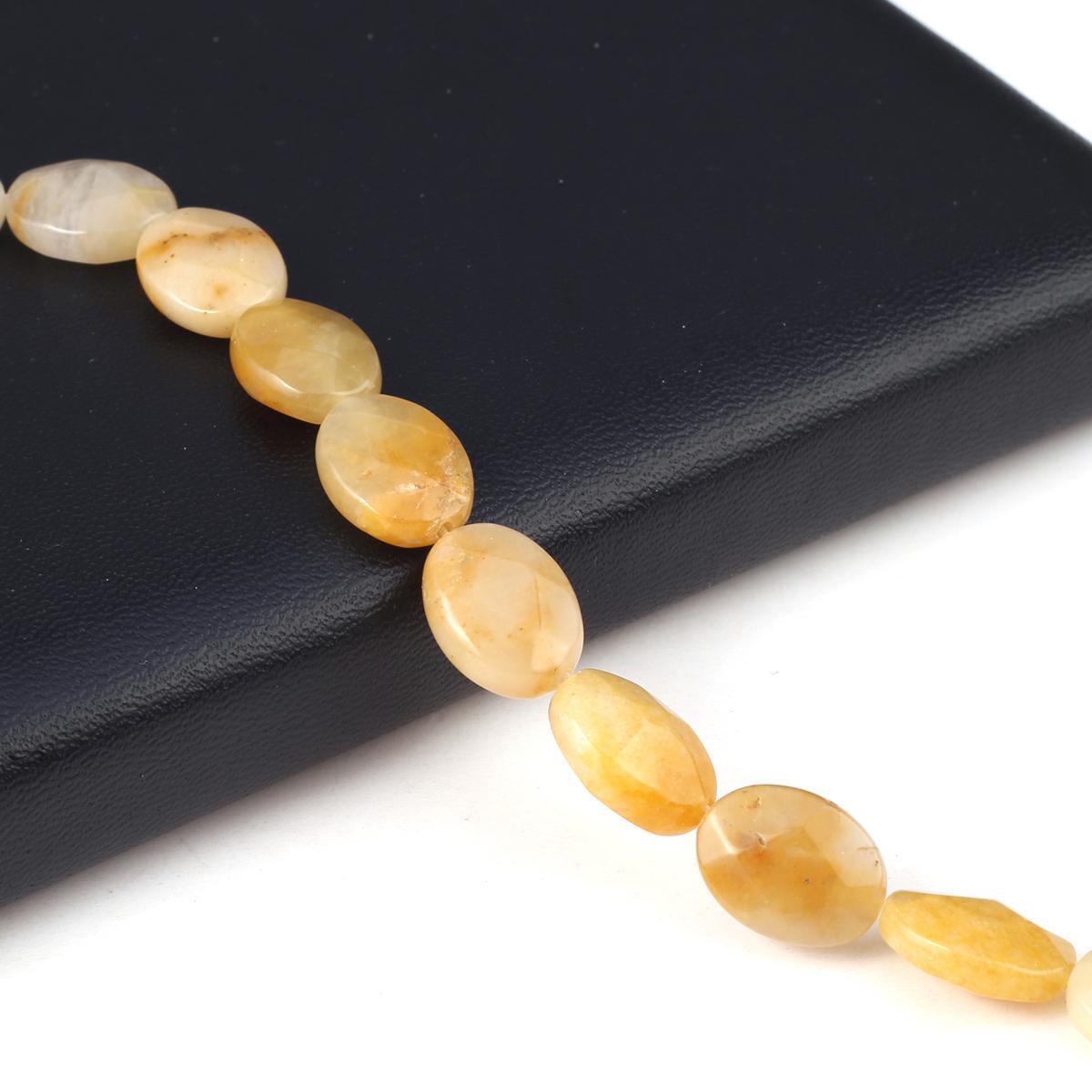 

Бусины из натурального камня опал/агат/малахит овальные граненые бусины для изготовления ювелирных изделий DIY ожерелье браслет серьги аксессуар Yellow Jade/16x12x6mm