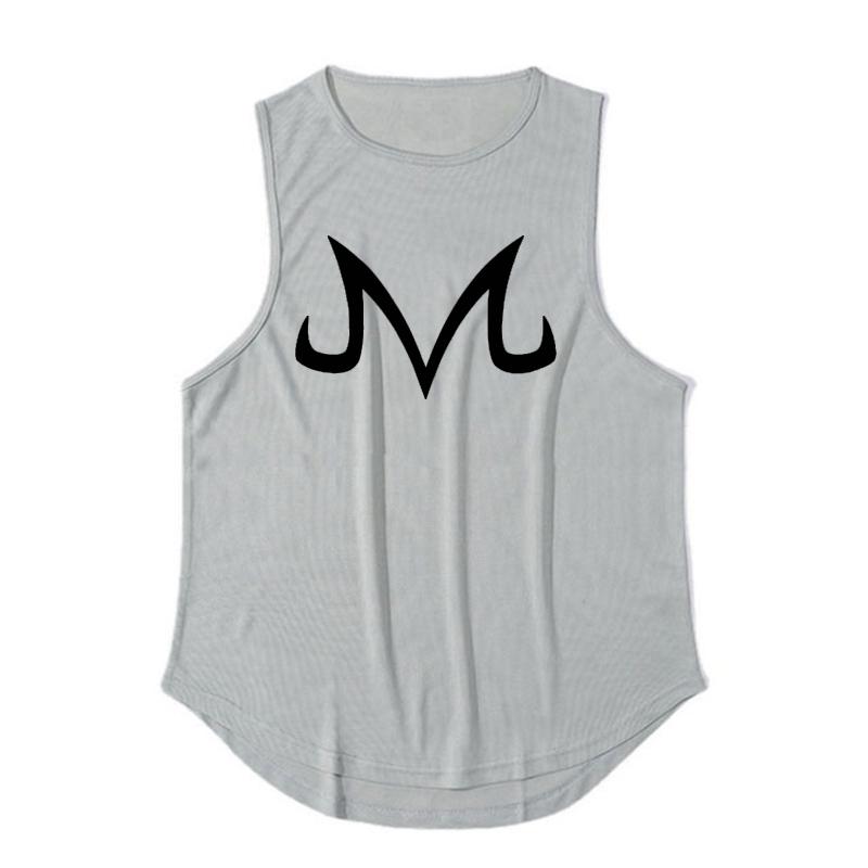 Anime Z T Gym Gilet Muscolare da Uomo in Rete Senza Maniche per Fitness Corsa Abbigliamento da Allenamento Canottiere da Bodybuilding Canotta ad Asciugatura Rapida