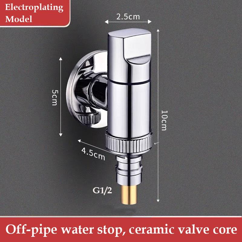 

Black/Grey/Silver Washing Machine Faucets With Water Stop Valve G1/2 Stainless Steel Single Cold Wall Mounted Tap серебряный