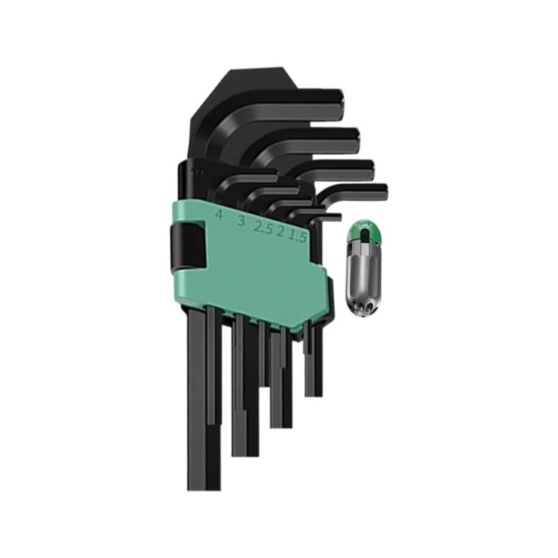 Premium 9 Size L Type Key Kit Corrosion Resistant Steel Hex Key Tool For Professional DIY Projects