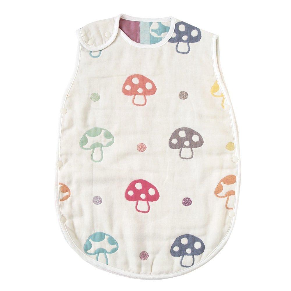 10mois Hoppetta Baby for Newborns to 3 58cm Gift Wrap 18111037 - Sleeper, 6-Layer Gauze, 100% Cotton, Years, Champignon, Length, Included,