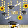 Graduation season celebration party decoration pendant, classroom background venue decoration arrangement car line pendant