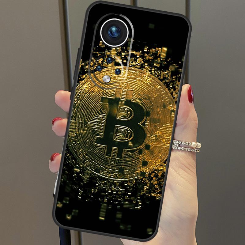 Bitcoin BTC Cover For Honor 90 70 50 Magic 6 Pro Magic 5 Lite Honor X6a X7a X8a X9a X8b X9b X8 X9 Case