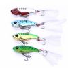 Metal FeatherVIBLuya Bait8Number Hook11G5.5CMBionic Fake Bait for Freshwater and Saltwater Fishing, Special for Bass and Red Sna