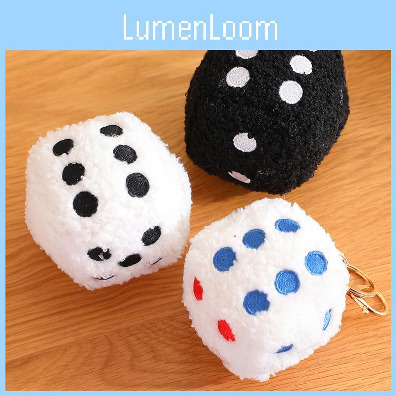 Dice Toy Plush Cartoon Stuffed Doll Cushion Home Decoration Cute Gifts Kids