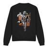 The Mandalorian & Grogu Unisex Adult Pair Graffiti Spray Sweatshirt