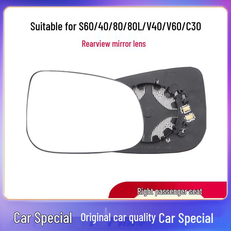 Rearview Mirror Lens for Volvo XC60, S60, S80L, S40, V40, V60, C30