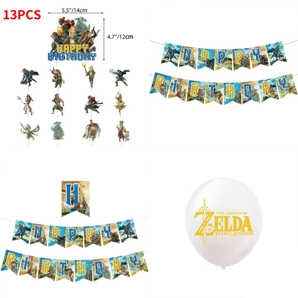Festeggia con Decorazioni per Feste a Tema Gioco Zelda Marca Cielo Stellato