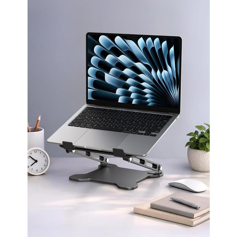 1PC notebook bracket desktop hollow heat dissipation bracket folding lift suspended laptop bracket