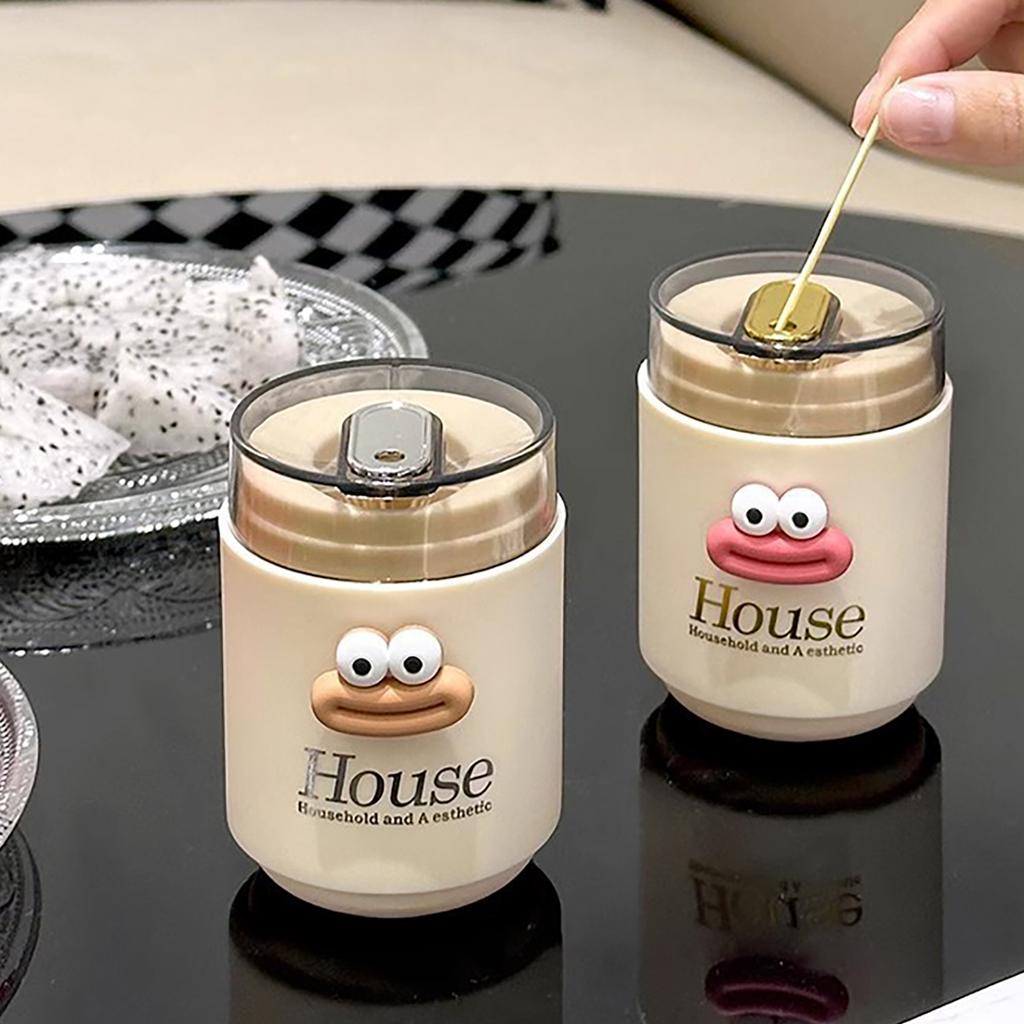 Cartoon Popping Up Toothpick Case Elegant Toothpick Storage Box Kitchen Accessories Toothpick Holders for Toothpick