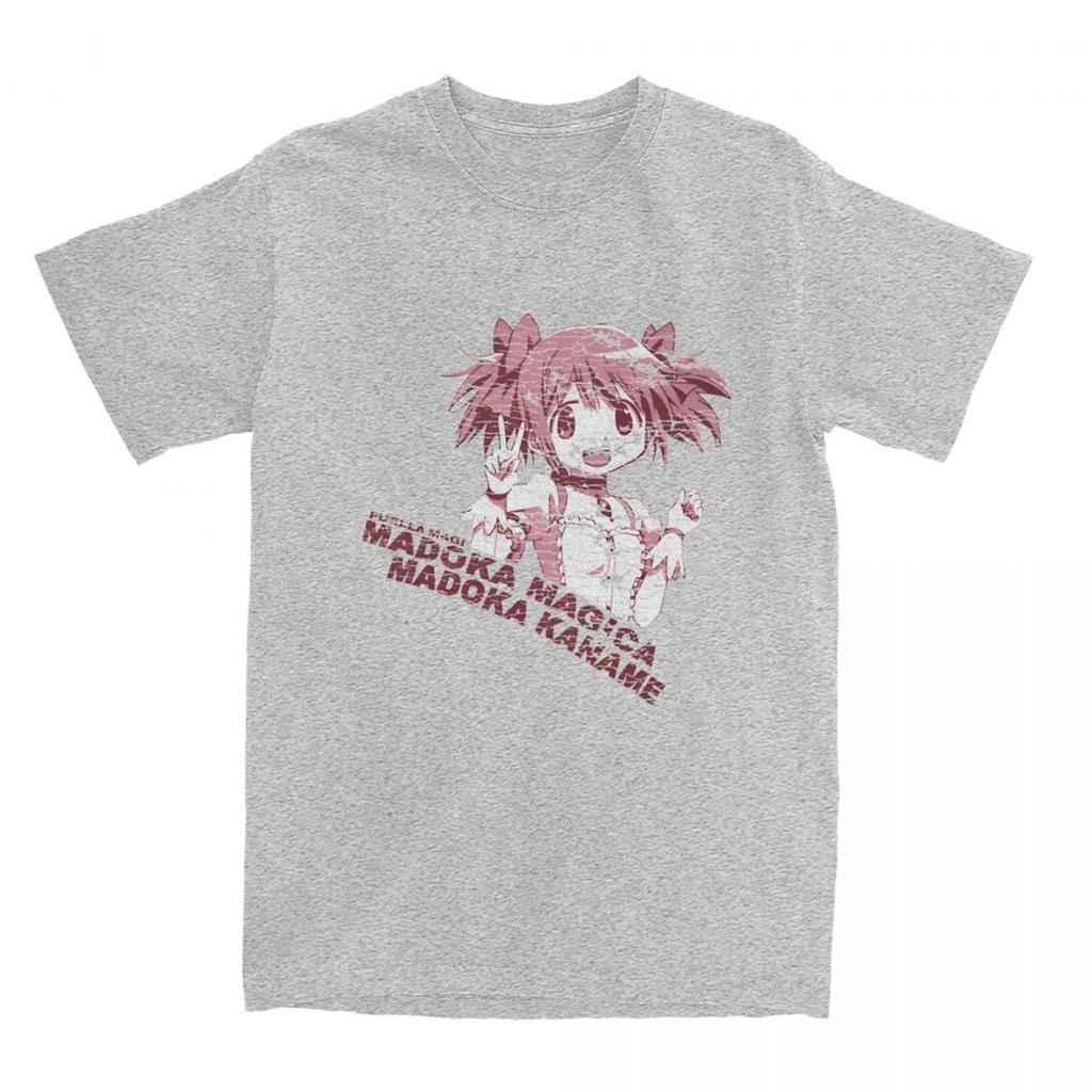 Madoka VINTAGE Madoka Magica Kızları Anime Ürünleri Tişört Erkek Kadın Yaratıcı %100 Pamuk Klasik Giysiler