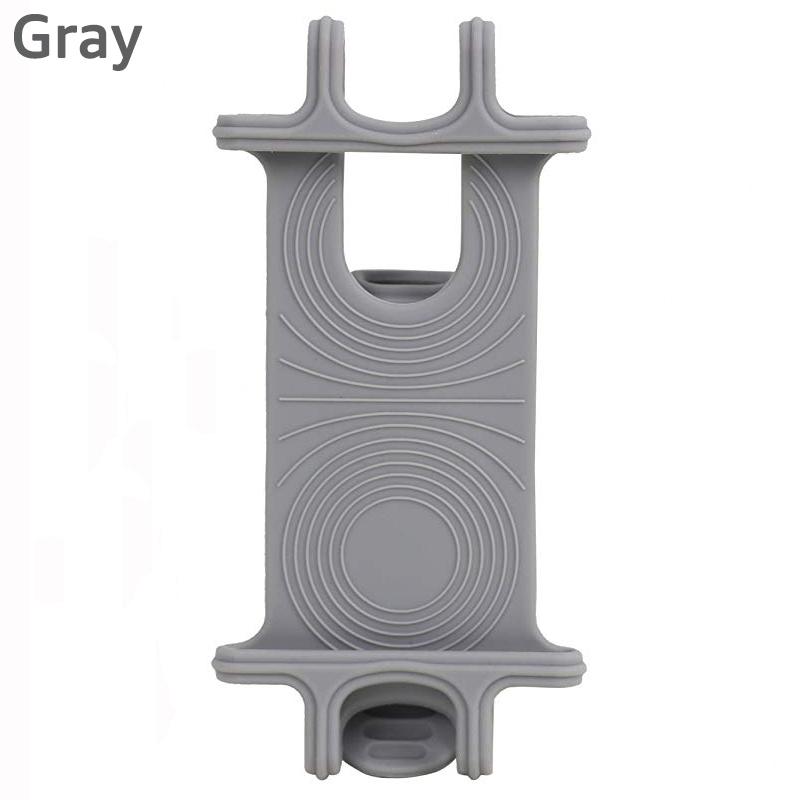 Universal Silicone Bike Bicycle Phone Holder Mobile Phone Motorcycle Handlebar Bracket Stand for 16 17 Pro Max