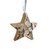 2pcs DIY Christmas Wooden Snowflake Pendant Cartoon Christmas Hanging Decoration  Hotel Office Decor