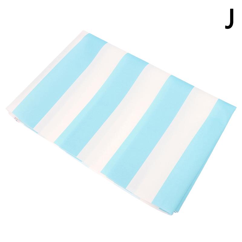 420D  Striped Print Oxford Fabric Waterproof Fabric Canopy Tent Umbrella Cloth Pu Coated 50X150Cm Sunshade