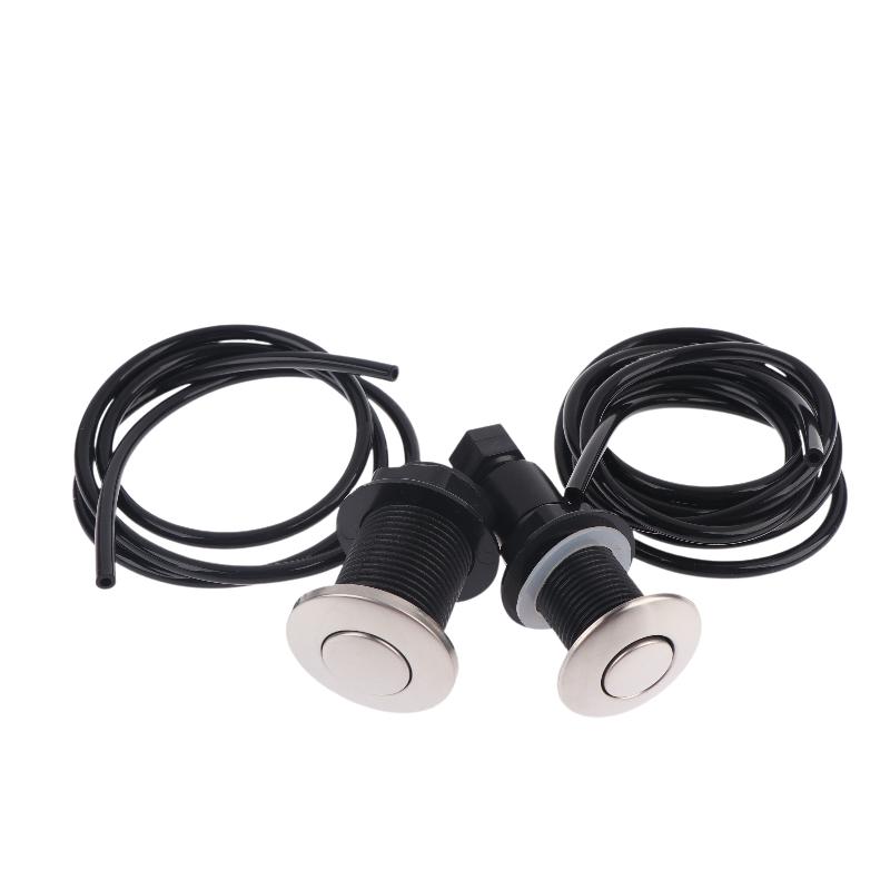 On/Off Push Air Button Switch For Bath Spa Jet Tub Disposal Tubing Pneumatic Air Pressure Switch Knob Kit Home Tools