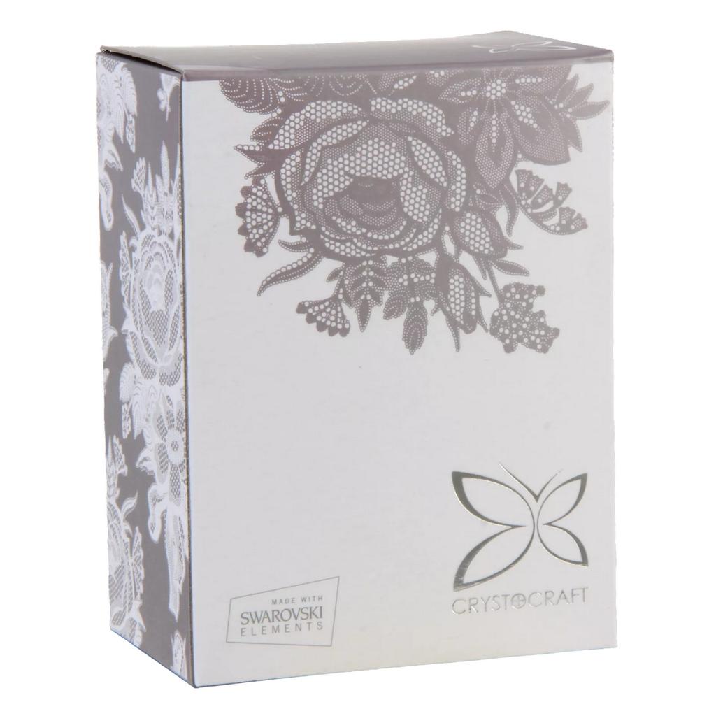 Crystocraft For You Mum Chrome Plated Butterfly Ornament