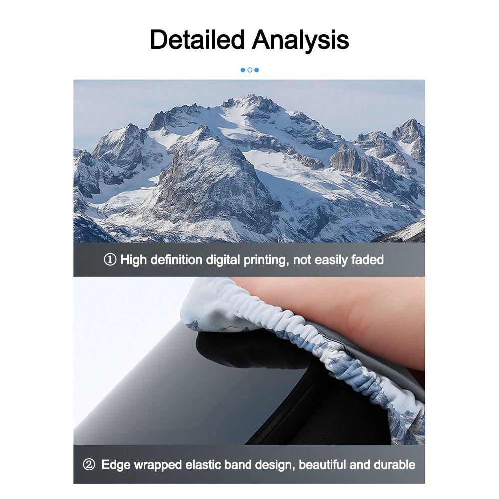 Scratch Protection Snowboard Goggle Cover Microfiber Material Protective Lens Cover  Ski Equipment