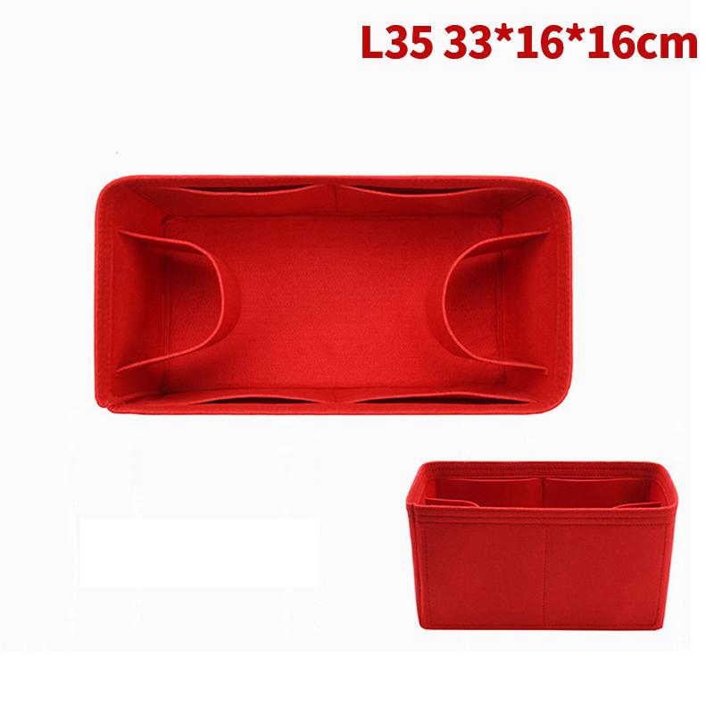 Neue Filzstoff-Einsatztasche Organizer Tragbare Kosmetiktaschen Make-up Handtaschen-Organizer Reise-Innentasche Zubehör