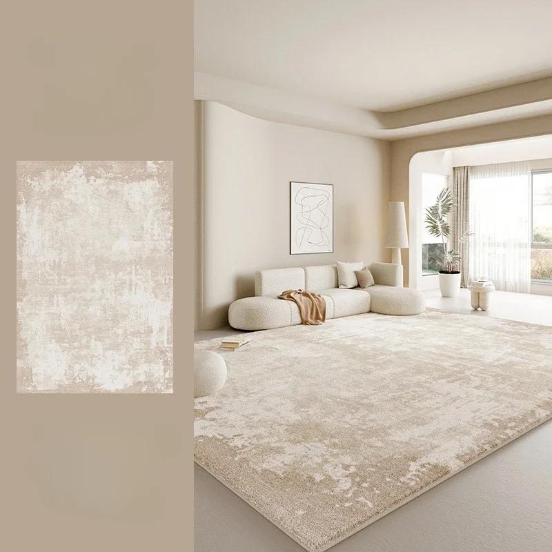 Light Luxury Living Room Decoration Carpet Large Area Rugs for Bedroom Fluffy Plush Bedside Floor Mat Thick Anti-slip Lounge Rug