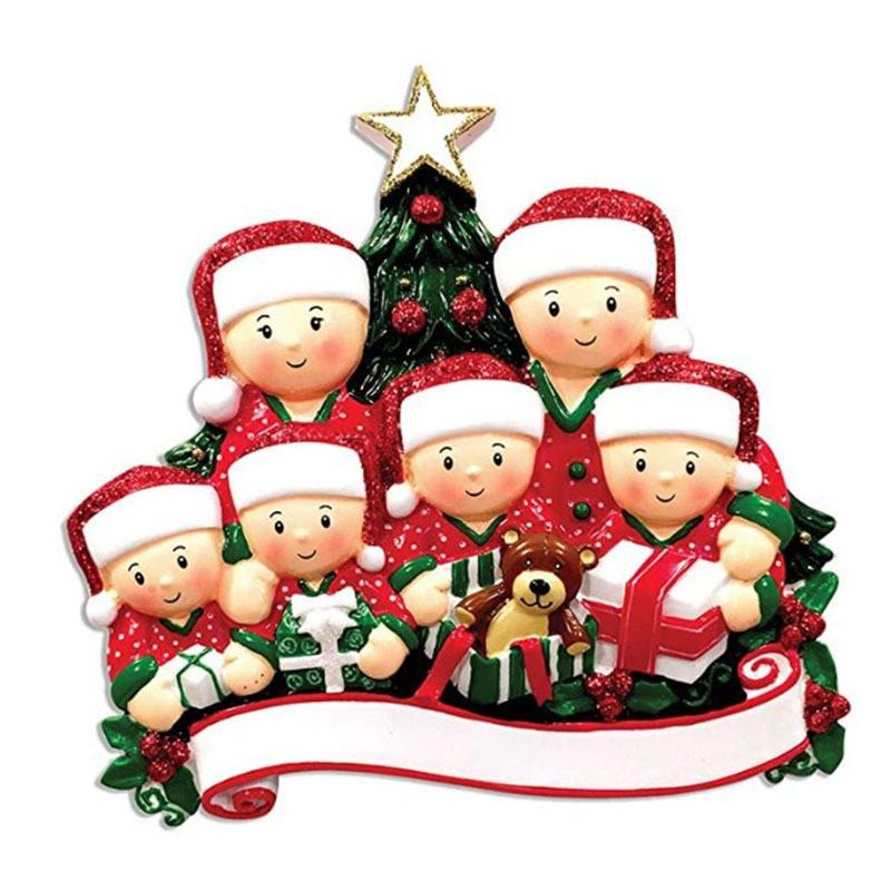 Adorable Five Pointed Star Christmas Ornament Featuring Cute Bear And Snowman For Festive Decor