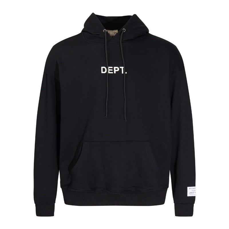 Mens Hooded Sweatshirt Loose Fit Letter Print Casual Streetwear