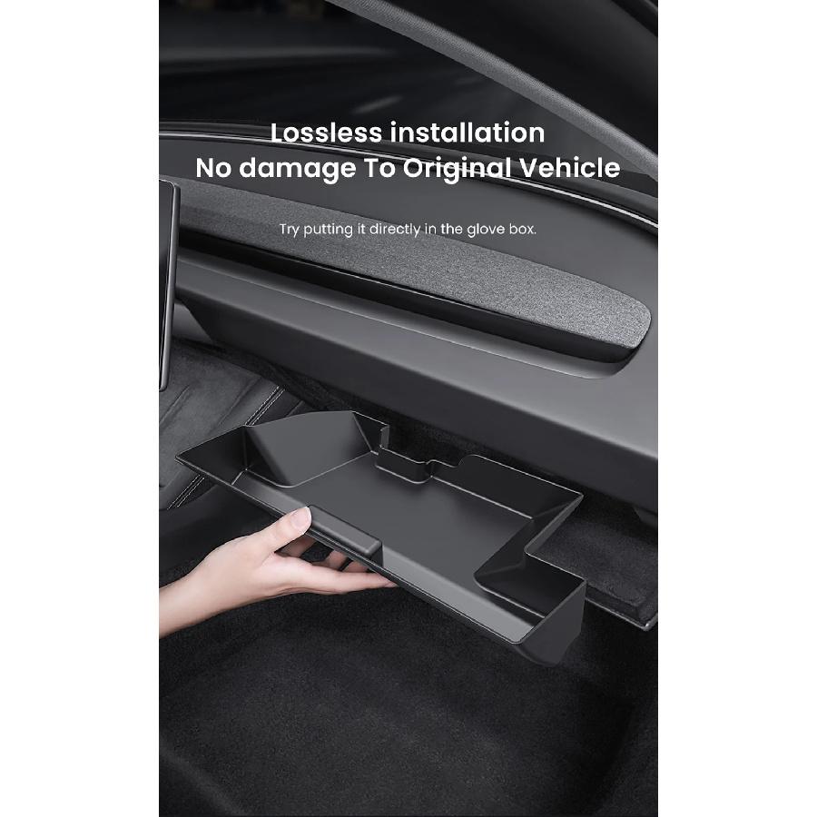 YZ For Tesla Model 3 Y Highland Juniper Central Control Glove Box Storage Box Car Storage Box Interior Interior Accessories