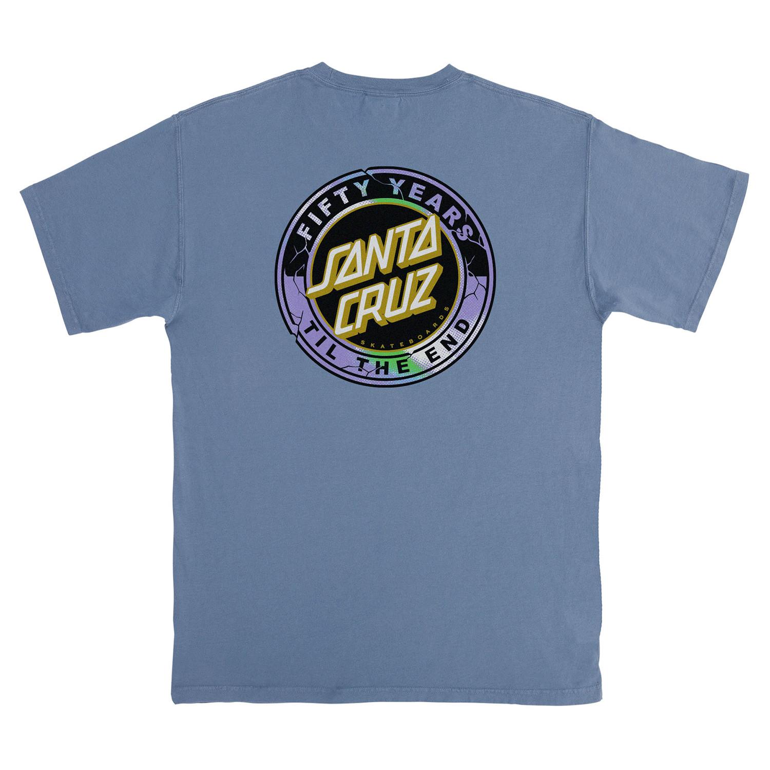 New Santa Cruz Skateboards Shirt 50th Anniversary TTE Dot Saltwater XL