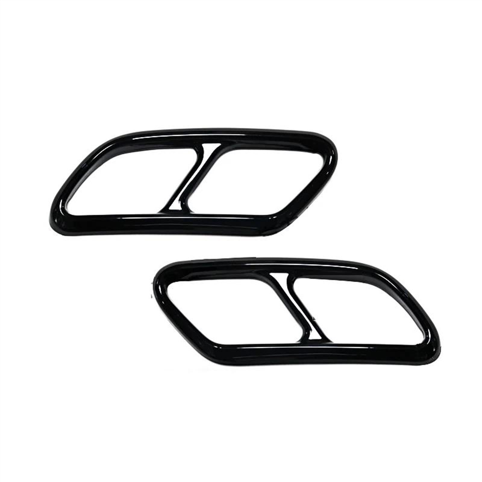 

UZEOVLHZ Stainless Steel Car Accessories for Volvo XC90 S90 V90 S60 V60 2015-2023 Exhaust S60V60 2020-2023 чёрный