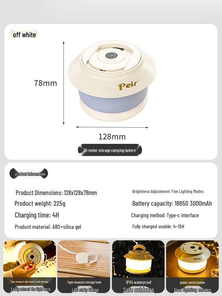 Starry Sky Camping String Lights: Ultra-Long Battery Life for Tent and Canopy Illumination