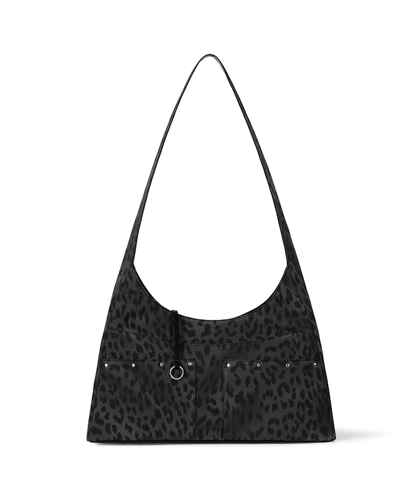 Fennec Bash Slouchy Bag - Leopard Black