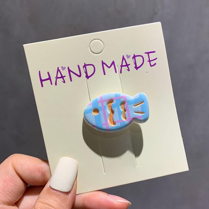 Dopamine Color Sweet Hairpin Korean Duckbill Clip for Women & Baby Bangs