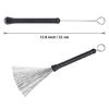 1Pc 32cm Length Drum Brush Retractable Steel Wire Brush Drum Drum Stick Brush
