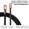 Guide Spring Cable Wire Puller Durable Anti-Corrosion Fish Tape Reel Ergonomic Handle Data Cabling Pull Wire Retracting