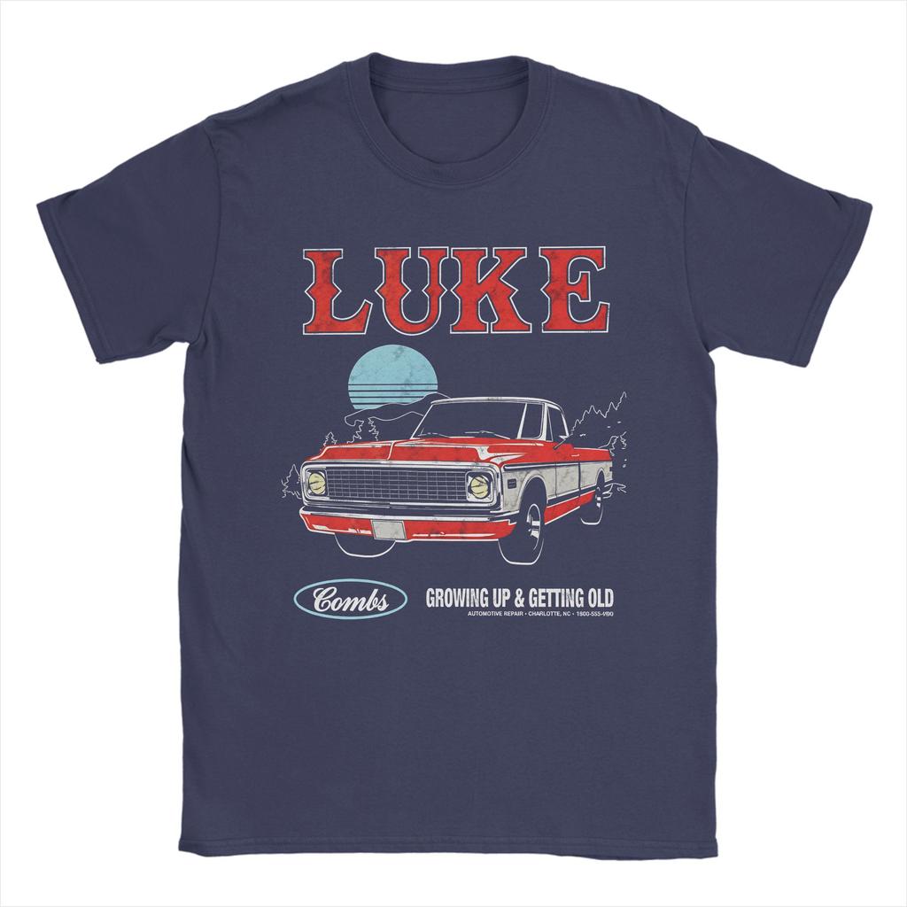 Oversized TShirt Luke Combs My Kinda Saturday Night Tour Cotton TShirts Novelty Tshirt for Unisex Summer Casual Short Sleeve Tees