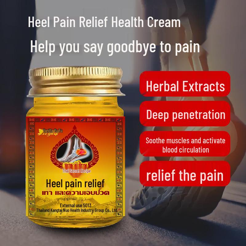 Thailand Heel Pain Relief Cream for Heel, Ankle, Joint, and Achilles Tendon