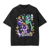 Giochi di Ruolo Deltarune Kri Susie Ralsei Il Mondo Oscuro Stampa Grafica Magliette Uomo Donna Cotone Lavato Vintage Top