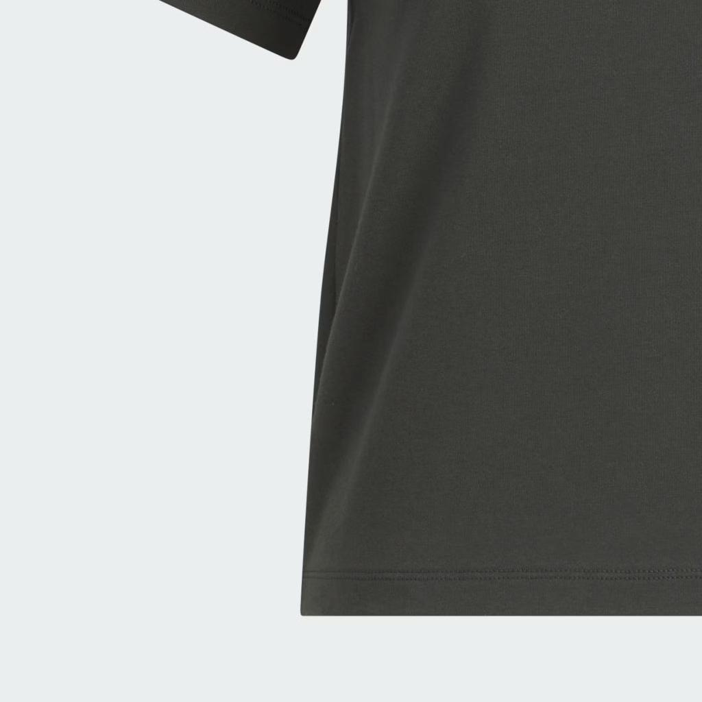 Adidas Future Style Round Neck Casual Fashion Sports Raglan Short Sleeve T-Shirt Women T-Shirts Carbon-Black KC3763