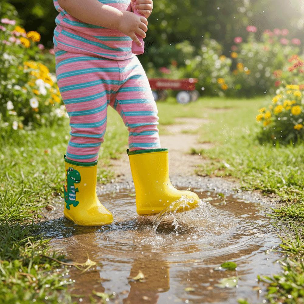 Non-Slip Children Rain Boots EVA Water Shoes Cute Waterproof Shoes Outdoor Use