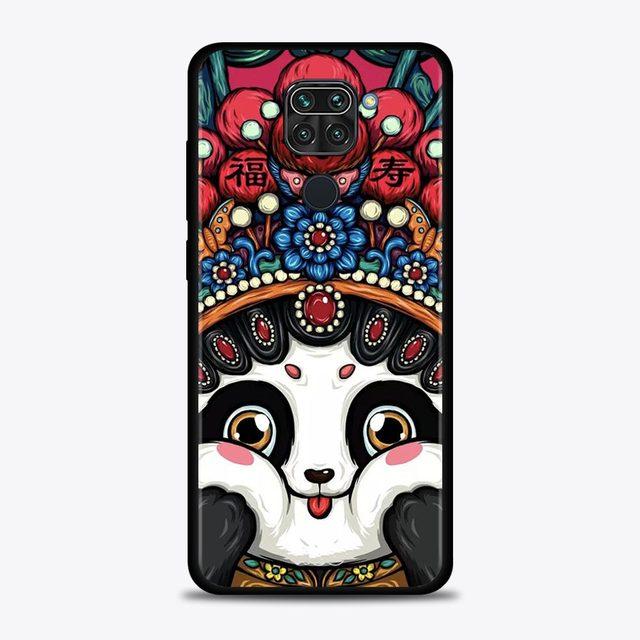 Case For Xiaomi Redmi Note 11 10 9 8 7 Pro Max 9t 8t 9s Cover For Redmi 10 9 8 9c 9a 8a 7a Funny Animal Panda Tiger Art