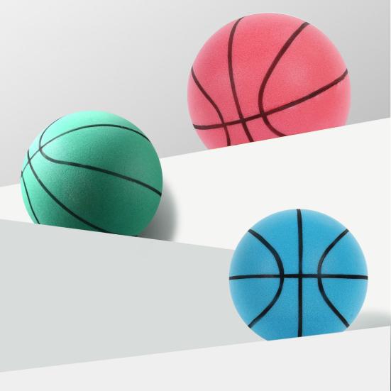 Indoor Silent Basketball High Rebound Low Noise Kids Dribbling Training Uncoated